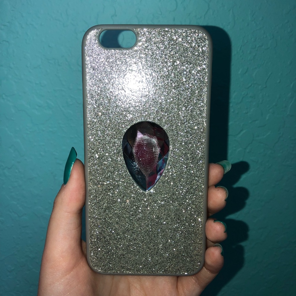Claire's Glitter iPhone Case